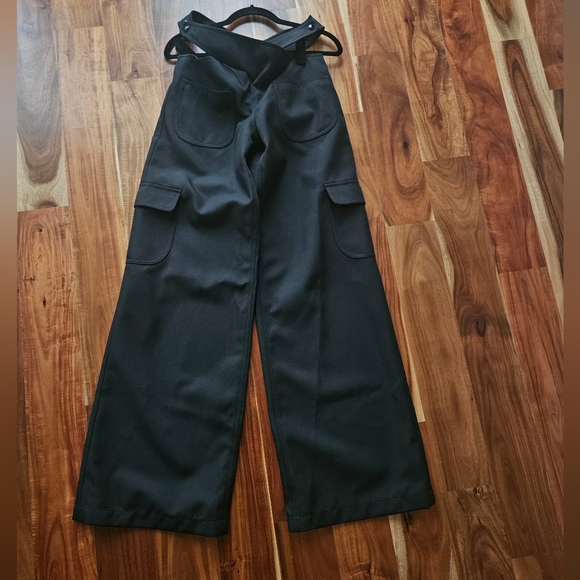 Courreges Criss Cross Wide Leg Pants - Picture 9 of 10